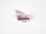 Barrette Baleine rose grenadine