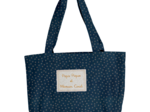 Sac tote bag pliable bulle bronze marine