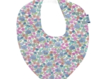 Bavoir bandana pastel fleuri