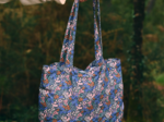Sac tote bag pliable monet lilas