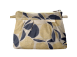 Mini pochette plissée citrons dorés