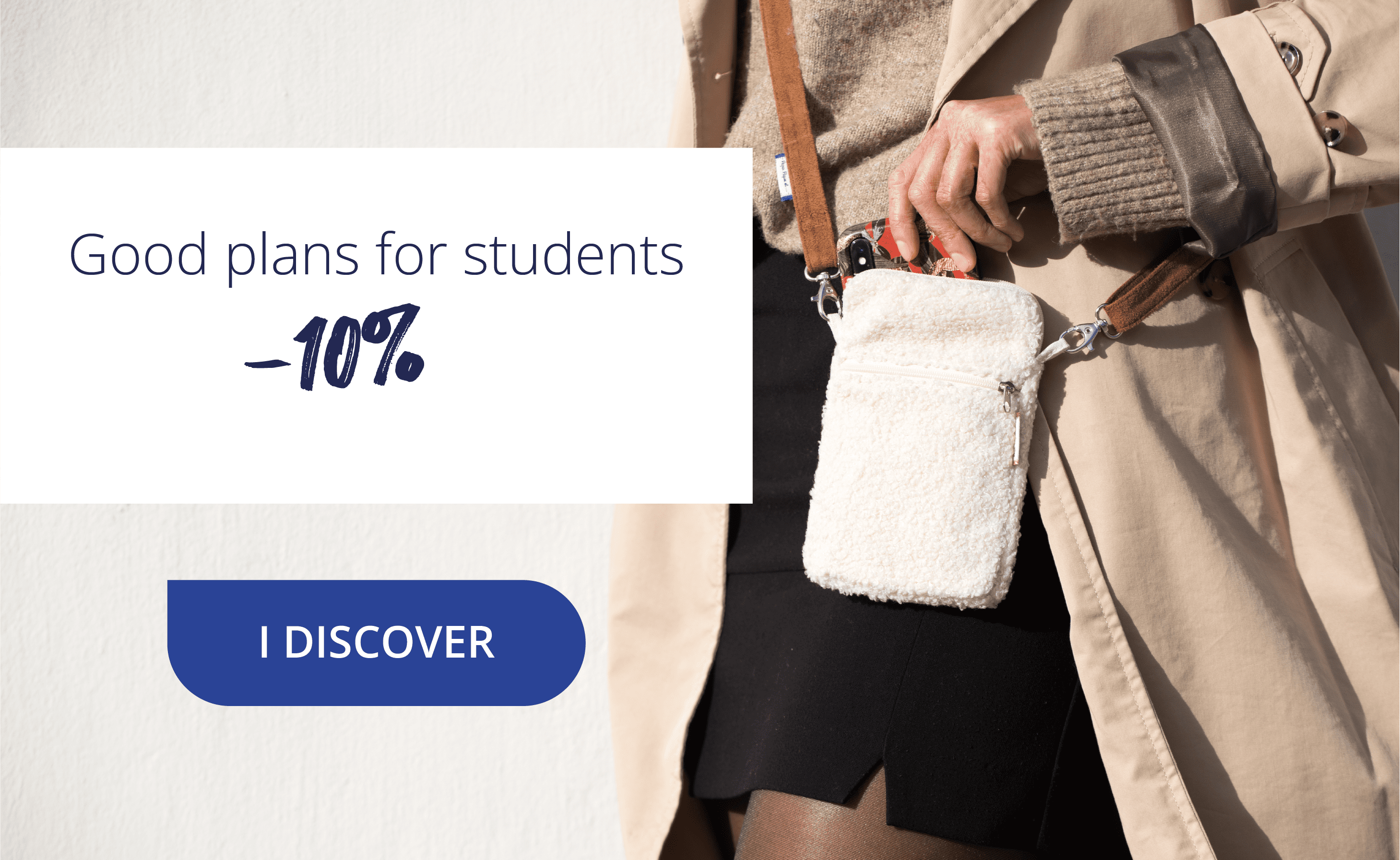 Student discount - 10% in our shops