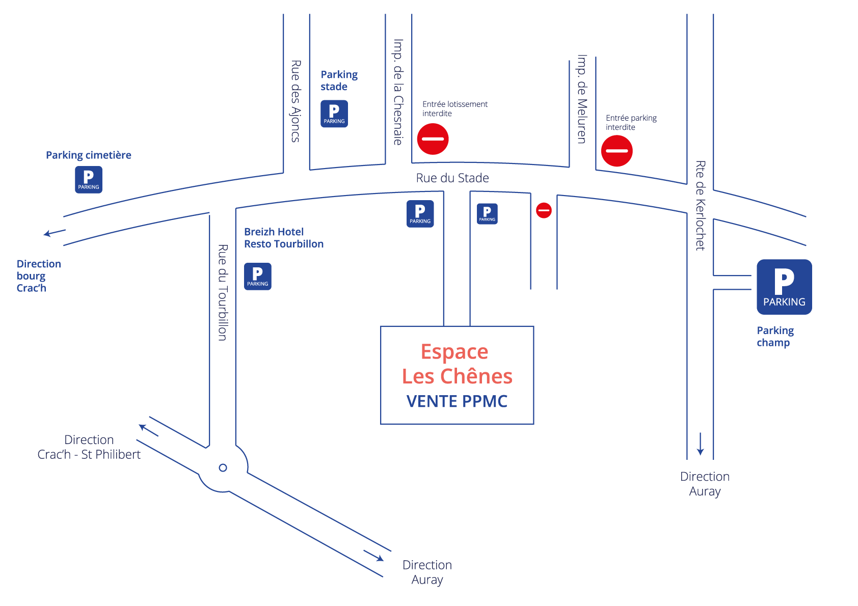 Plan parking déstockage